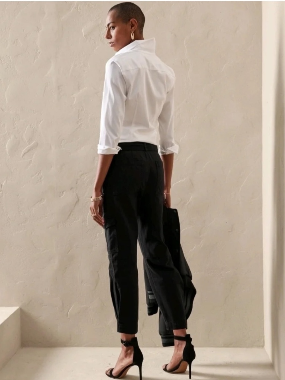 Banana Republic High Rise Tapered Belted Utility Cargo Pants - Sold out online